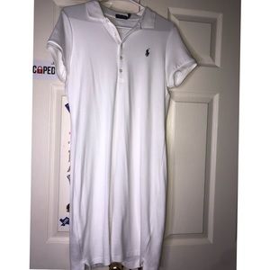 White polo dress